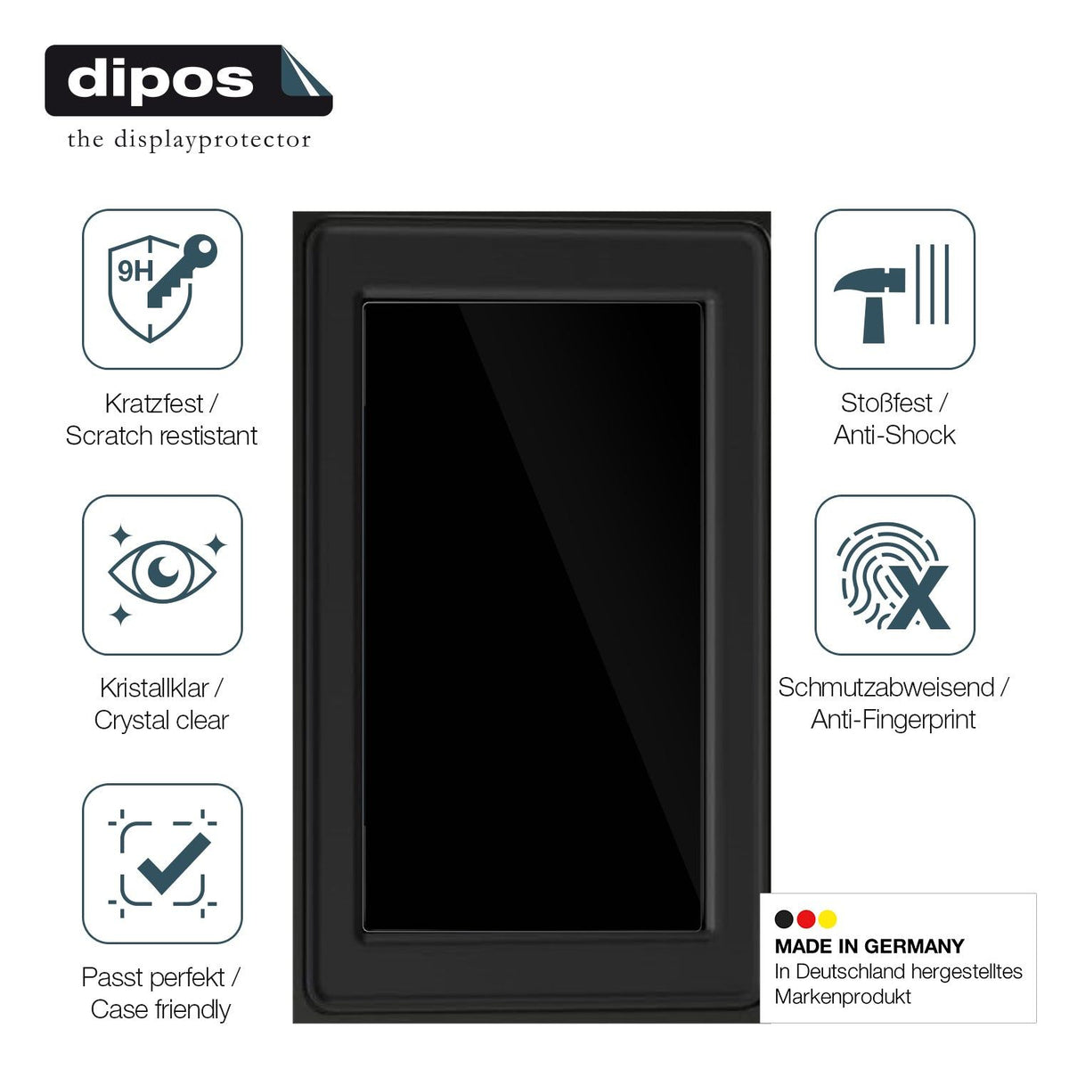 2x Screen Protector for Canon PIXMA TS8750 Flexible Glass 9H dipos