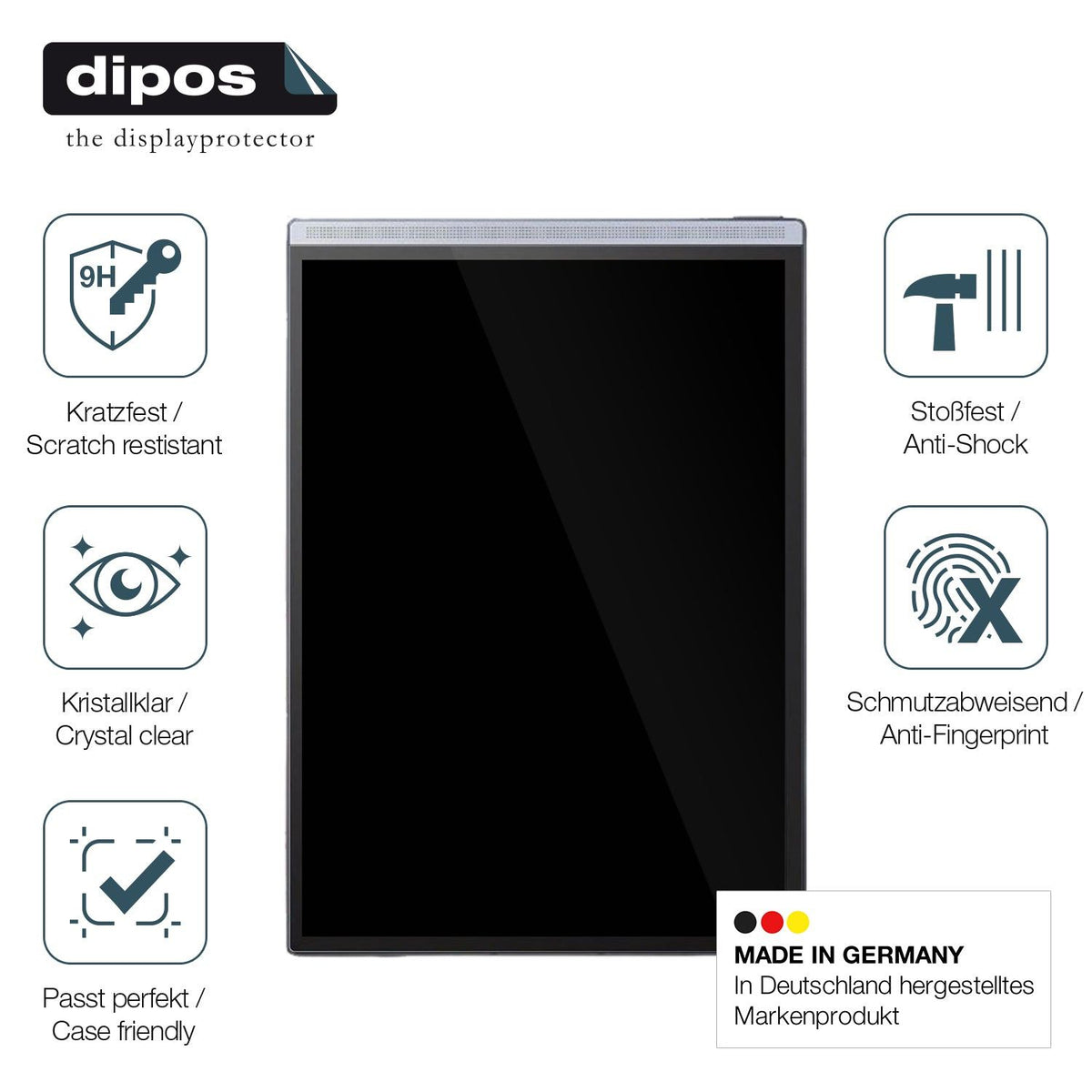 2x Screen Protector for Ainote Air 2 8.2 Zoll Flexible Glass 9H dipos