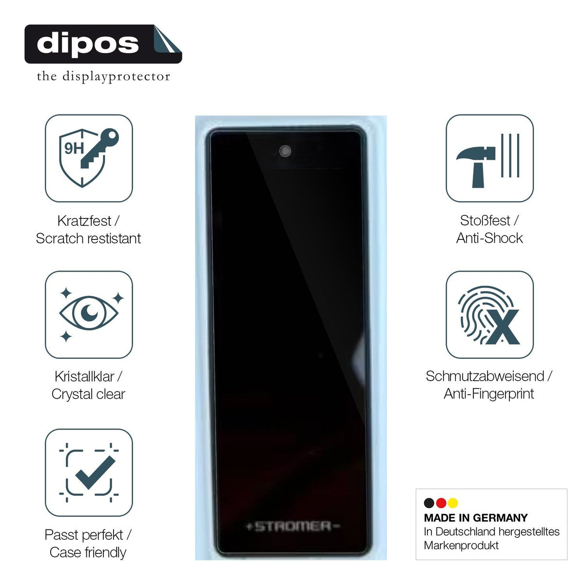 2x Screen Protector for Stromer ST3 Omni Flexible Glass 9H dipos