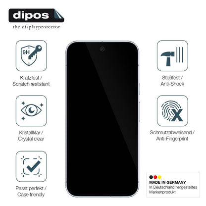 2x Screen Protector for Google Pixel 10 Pro Flexible Glass 9H dipos