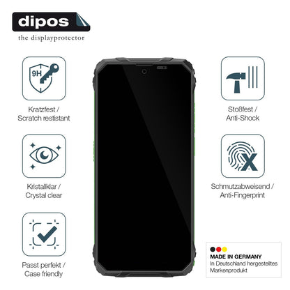 2x Screen Protector for Blackview Fort 1 Flexible Glass 9H dipos
