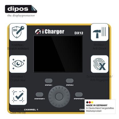 2x Screen Protector for Junsi iCharger DX12 Flexible Glass 9H dipos
