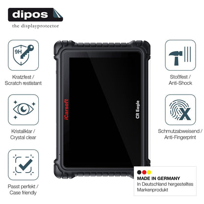 2x Screen Protector for iCarsoft CR Eagle Flexible Glass 9H dipos