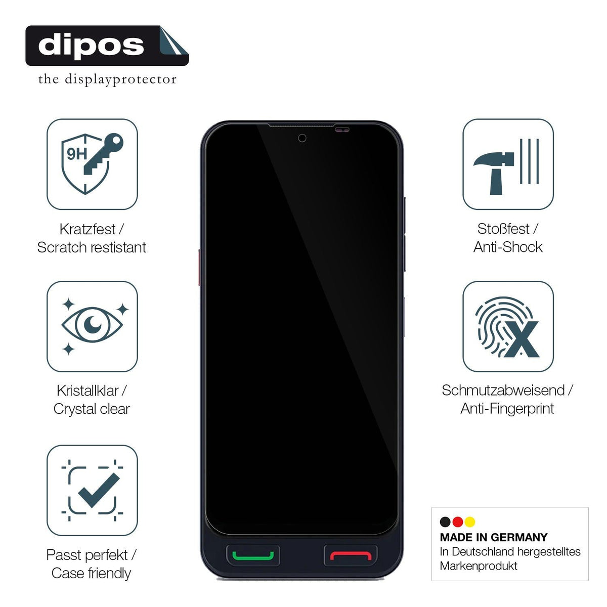 2x Screen Protector for SPC Zeus 2 Pro Flexible Glass 9H dipos