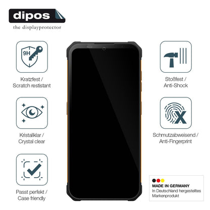 2x Screen Protector for Hammer H Iron Flexible Glass 9H dipos