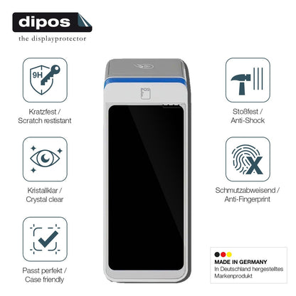 2x Screen Protector for myPOS Ultra Flexible Glass 9H dipos