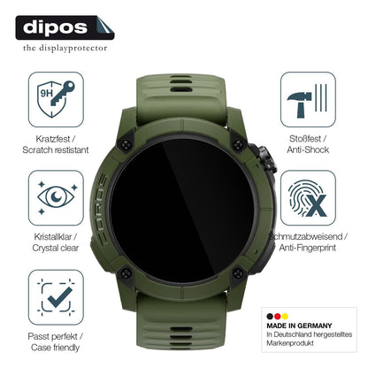 2x Screen Protector for Coros Nomad Flexible Glass 9H dipos