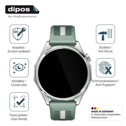 2x Screen Protector for Huawei Watch GT6 46mm Flexible Glass 9H dipos