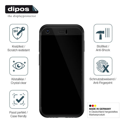 2x Screen Protector for YOHOPE 3G Mini Handy Flexible Glass 9H dipos