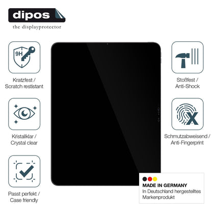 2x Screen Protector for Apple iPad Pro M5 13 Zoll Flexible Glass 9H dipos