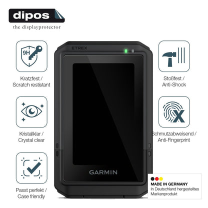 2x Screen Protector for Garmin eTrex Touch 2025 Flexible Glass 9H dipos