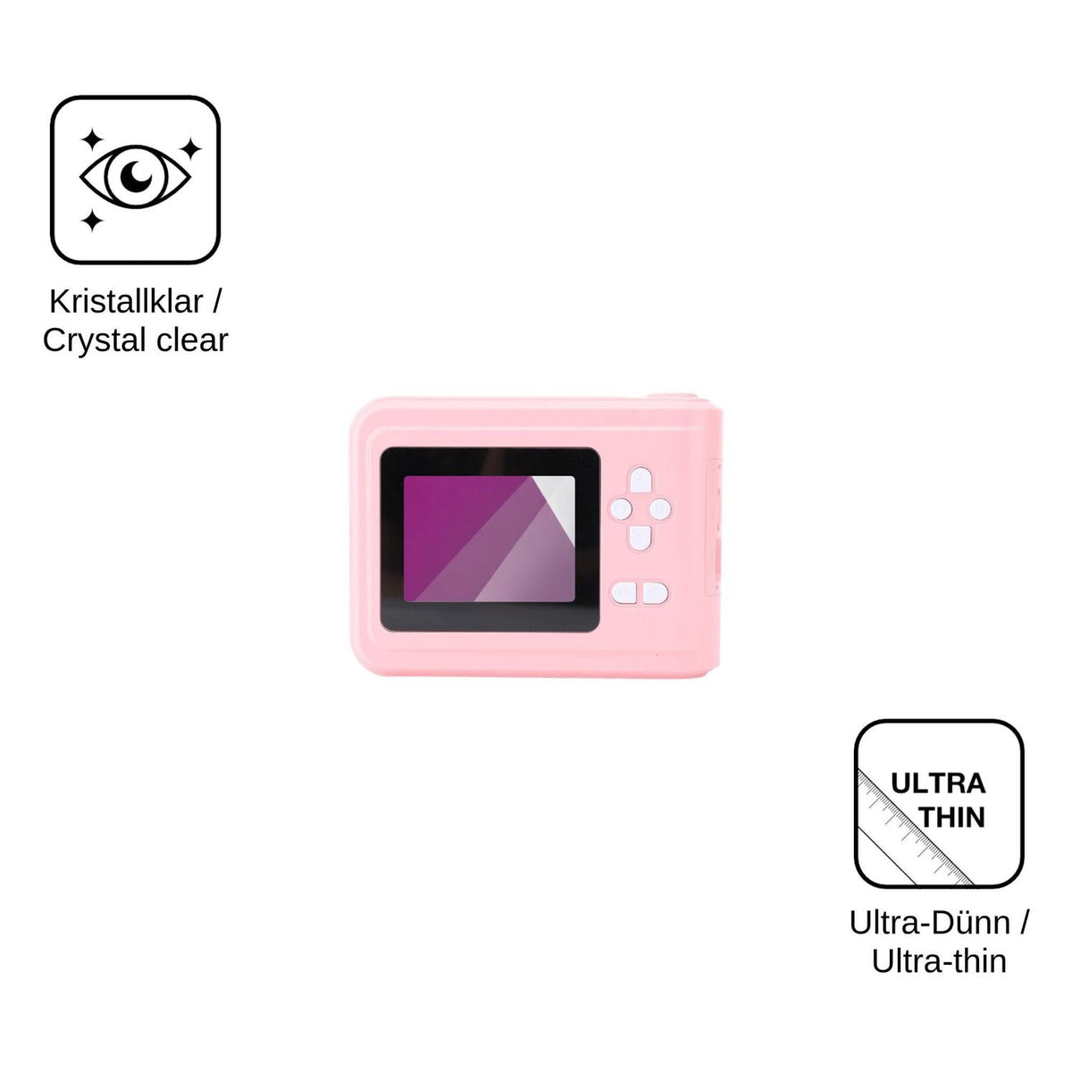 4x Screen Protector for Akozon Compact HD Protection Crystal Clear dipos