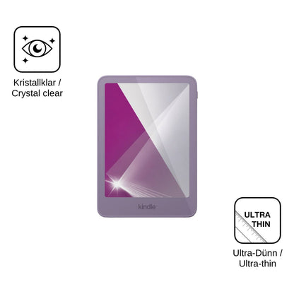 2x Screen Protector for Amazon Kindle Paperwhite 2026 Protection Crystal Clear dipos
