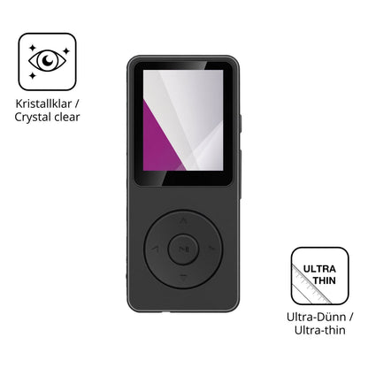 Dünne und klare Folie passend zugeschnitten für Aroeally MP3-01F