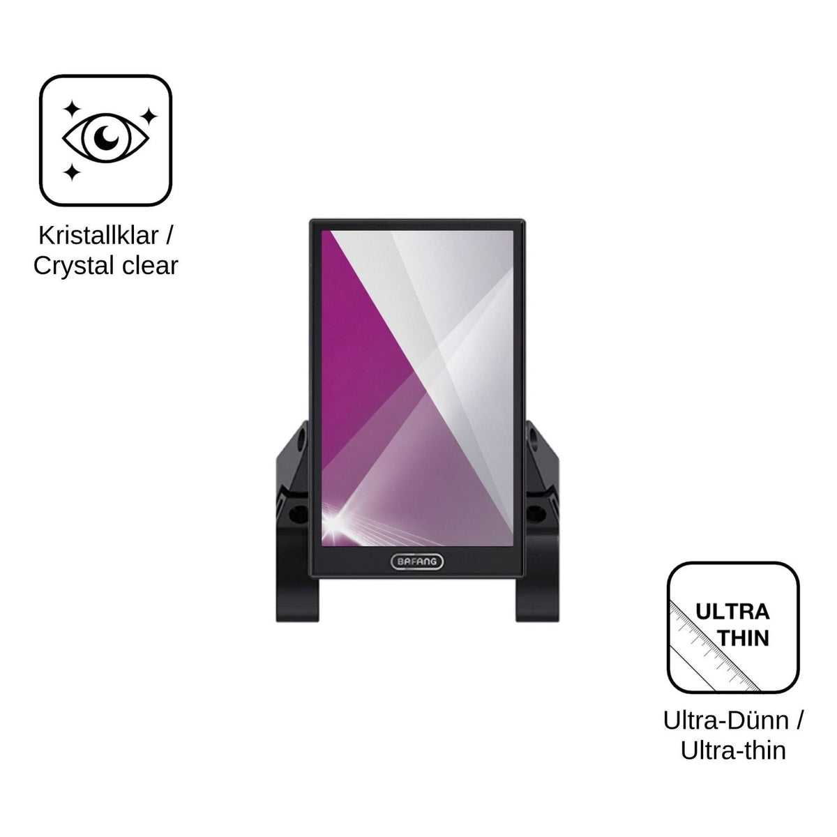 4x Screen Protector for Bafang DP C010 Protection Crystal Clear dipos