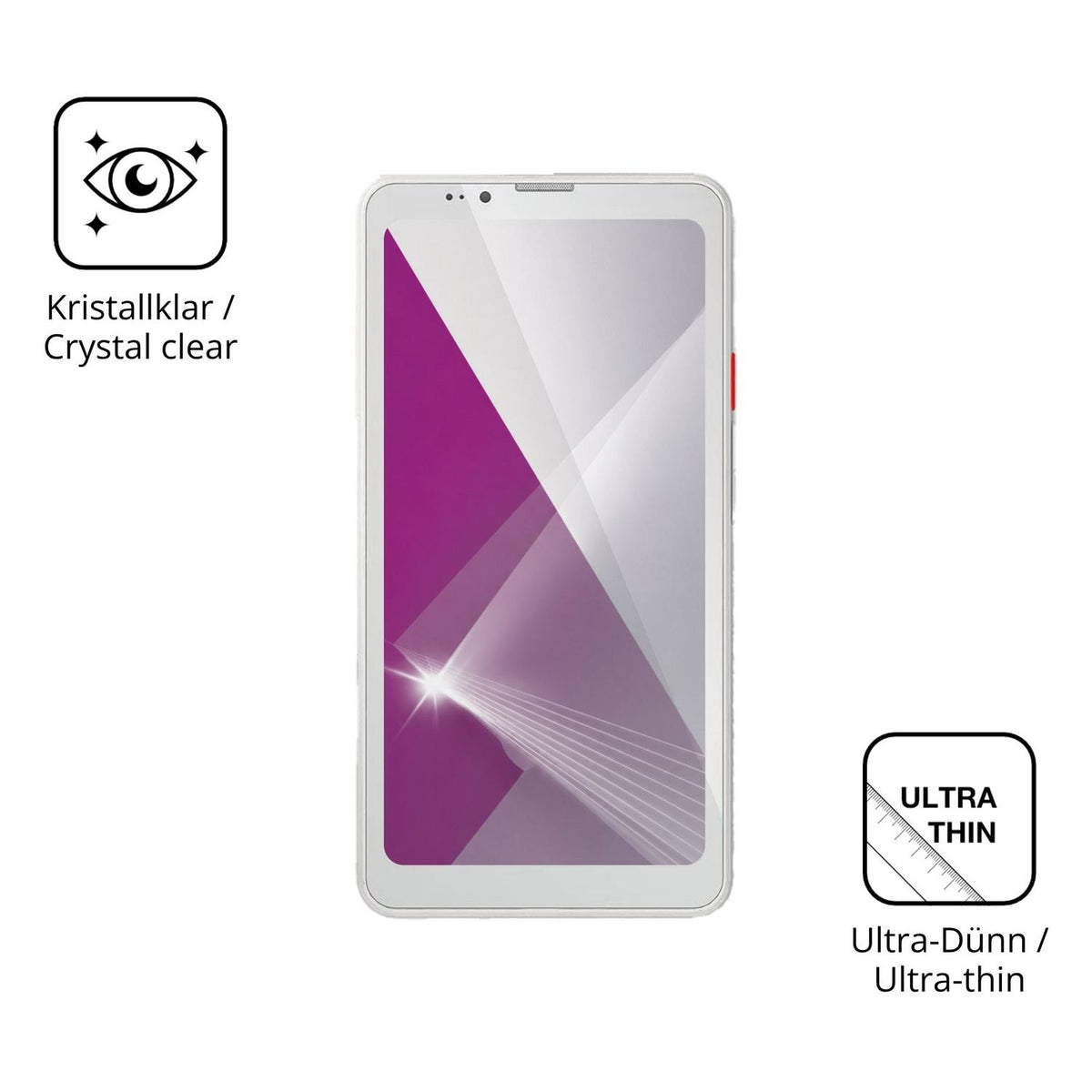Dünne und klare Folie passend zugeschnitten für Bigme HiBreak Pro Color