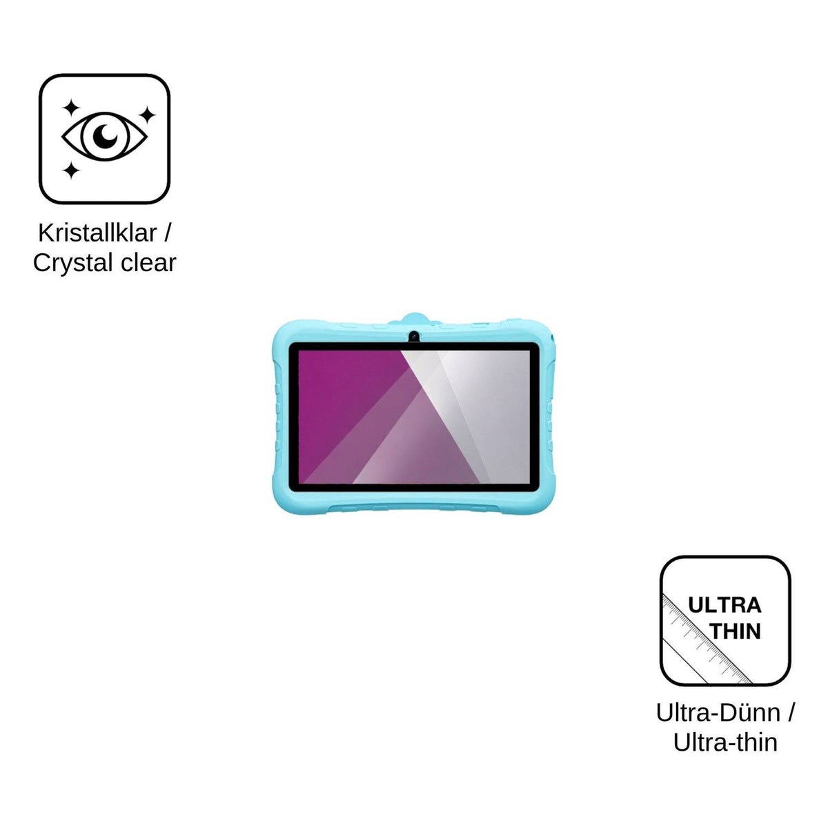 2x Screen Protector for Blackview Link Lite Kids Protection Crystal Clear dipos