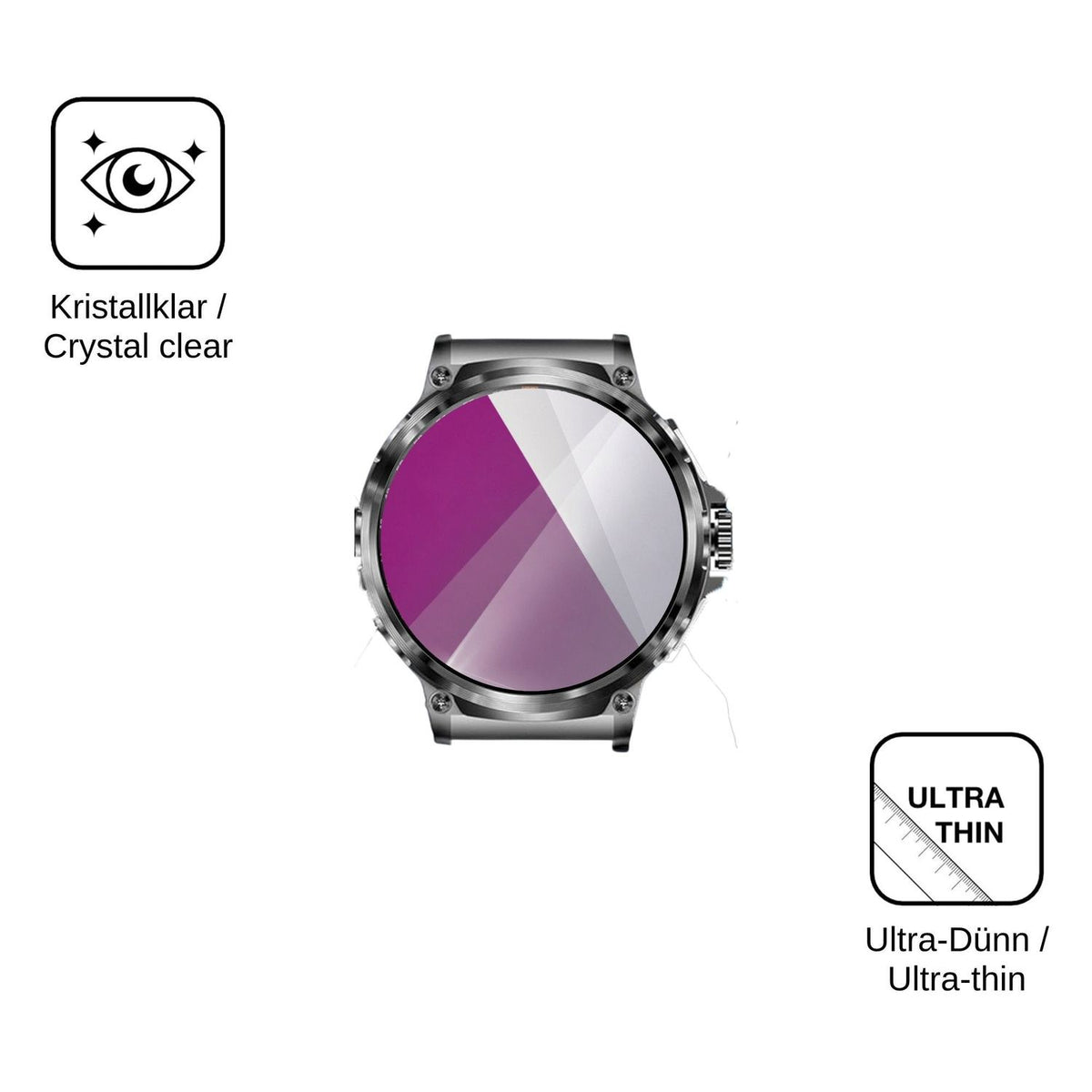 6x Screen Protector for Deedlite Zeus 2.0 Protection Crystal Clear dipos