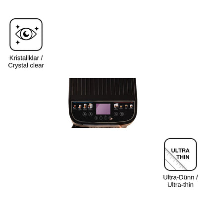 2x Screen Protector for DeLonghi Magnifica Duo ECAM330.80 Protection Crystal Clear dipos