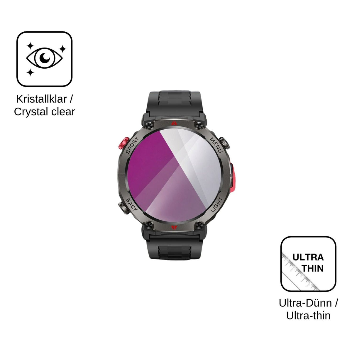6x Screen Protector for Doomixs P50BK Protection Crystal Clear dipos