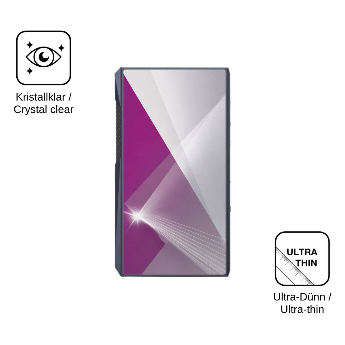 4x Screen Protector for FiiO M23 Protection Crystal Clear dipos