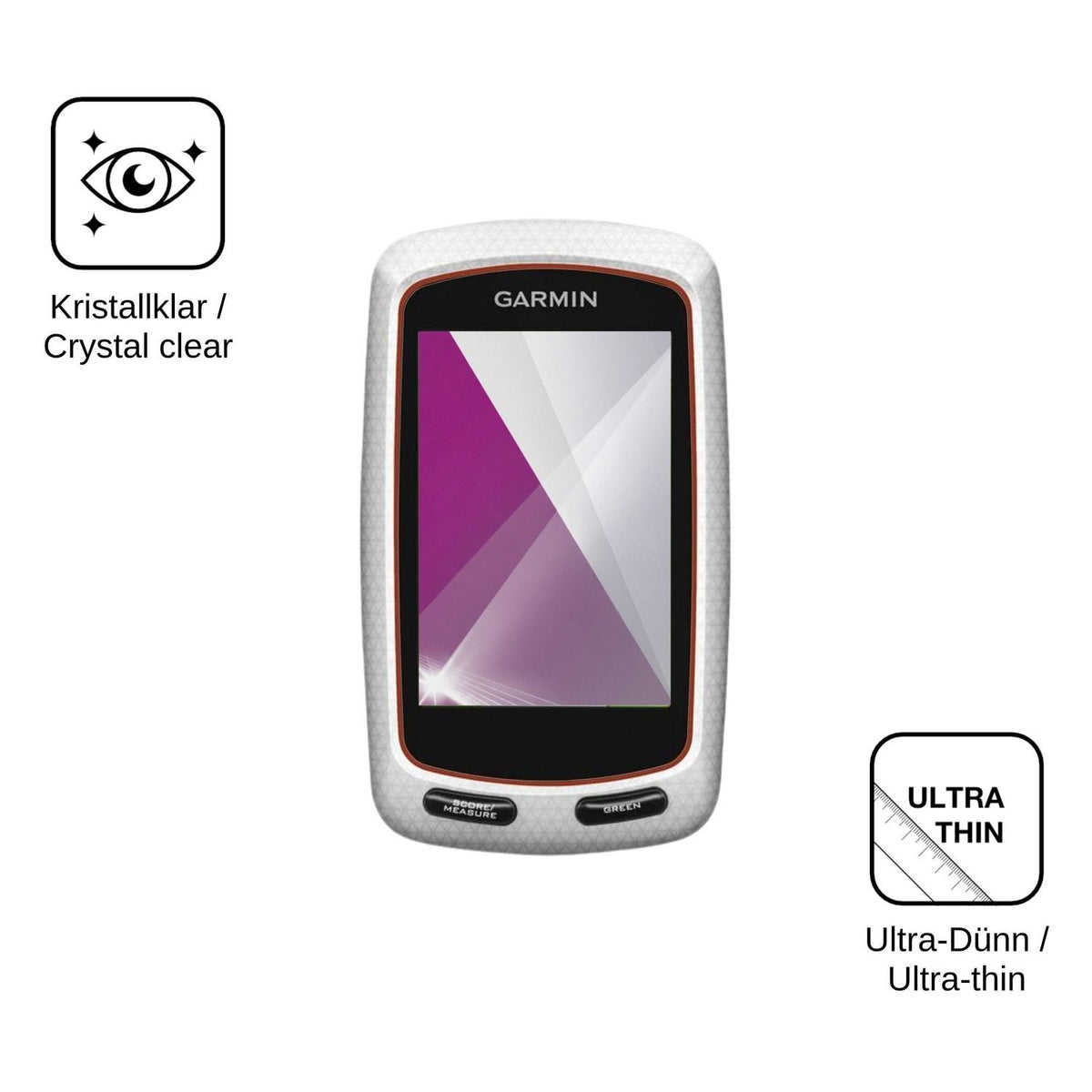 2x Screen Protector for Garmin Approach G7 Protection Crystal Clear dipos