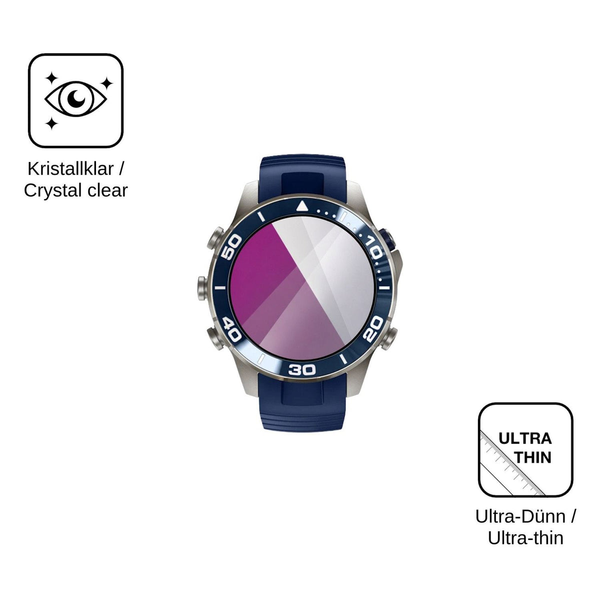 6x Screen Protector for Garmin MARQ Diver Protection Crystal Clear dipos