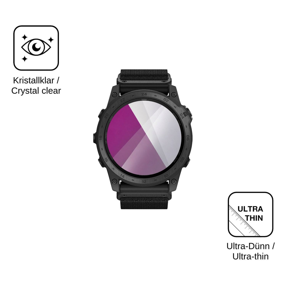 6x Screen Protector for Garmin tactix 7 Pro Ballistics Edition Protection Crystal Clear dipos