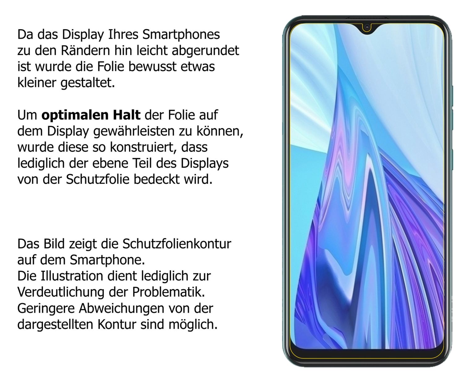 Dünne und klare Folie passend zugeschnitten für Hisense F30s