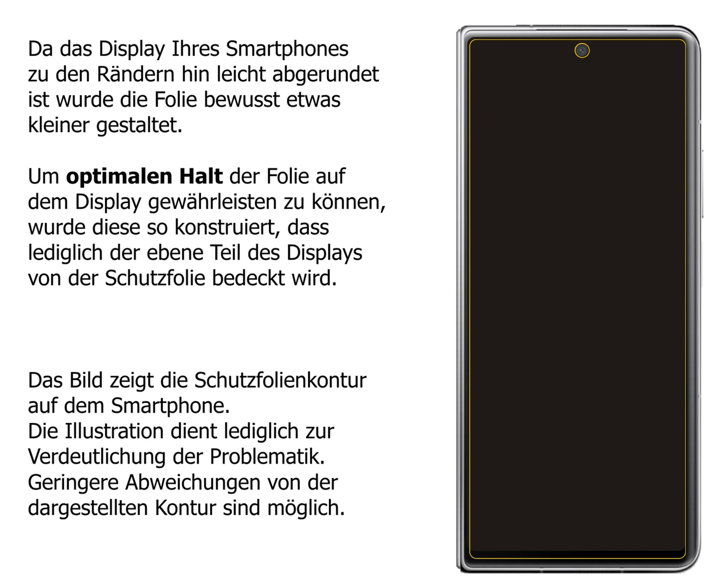 Dünne und klare Folie passend zugeschnitten für Honor Magic V Rückseite