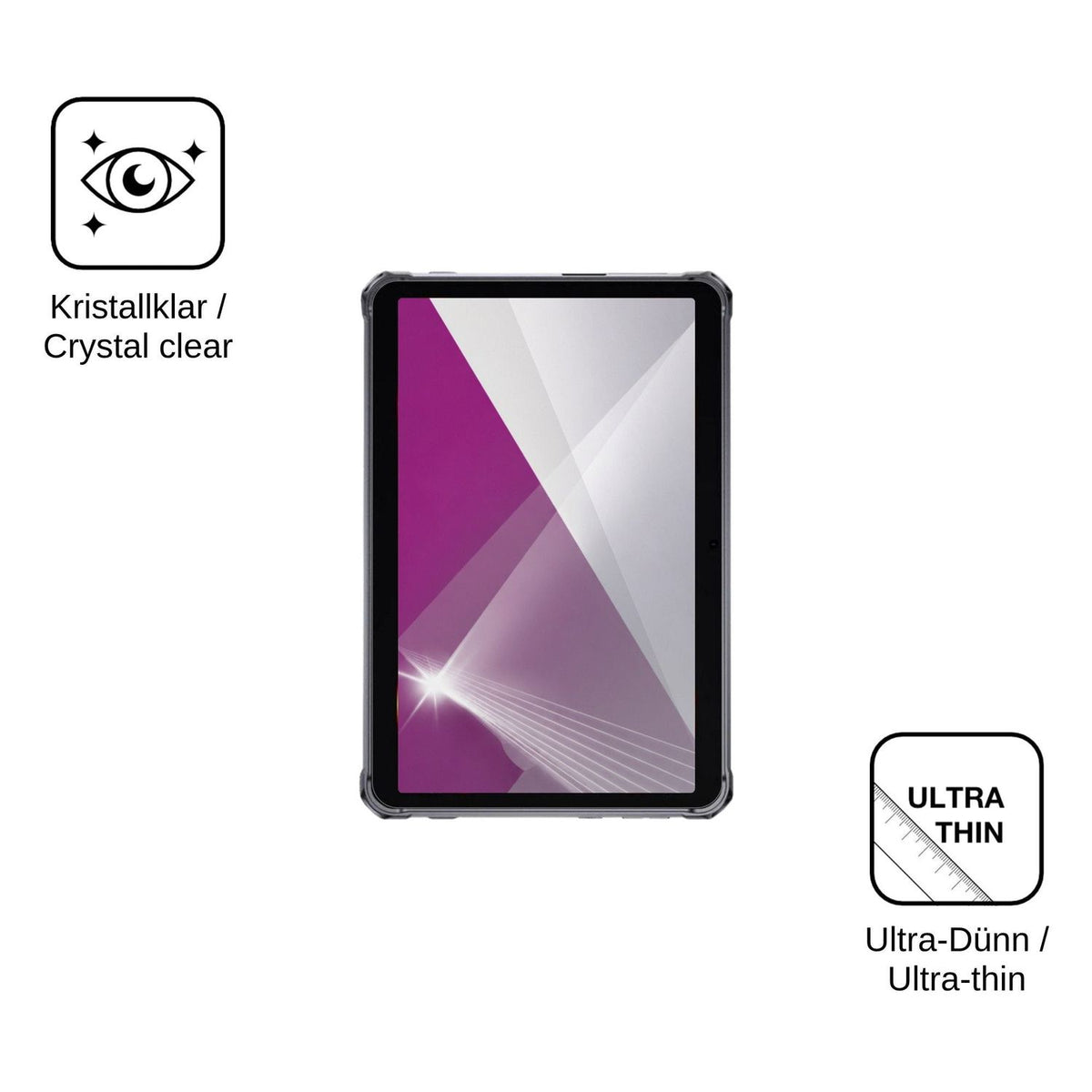 2x Screen Protector for Hotwav Tab R7 Pro Protection Crystal Clear dipos