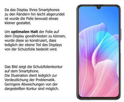 Dünne und klare Folie passend zugeschnitten für Huawei Enjoy 20 Plus