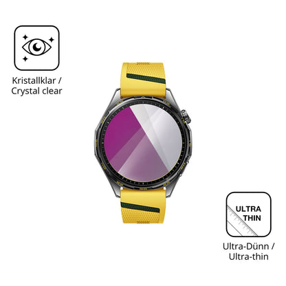 Dünne und klare Folie passend zugeschnitten für Huawei Watch GT 7 46 mm