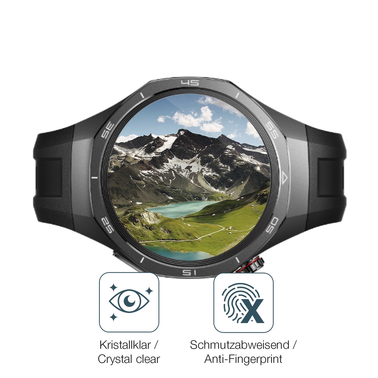 Besonders flexibler Displayschutz mit Anti-Shock-Schicht im Materialmix