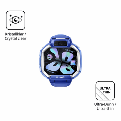 Dünne und klare Folie passend zugeschnitten für Huawei Watch Kids X1