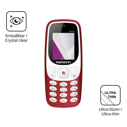 Dünne und klare Folie passend zugeschnitten für Karbonn K310n