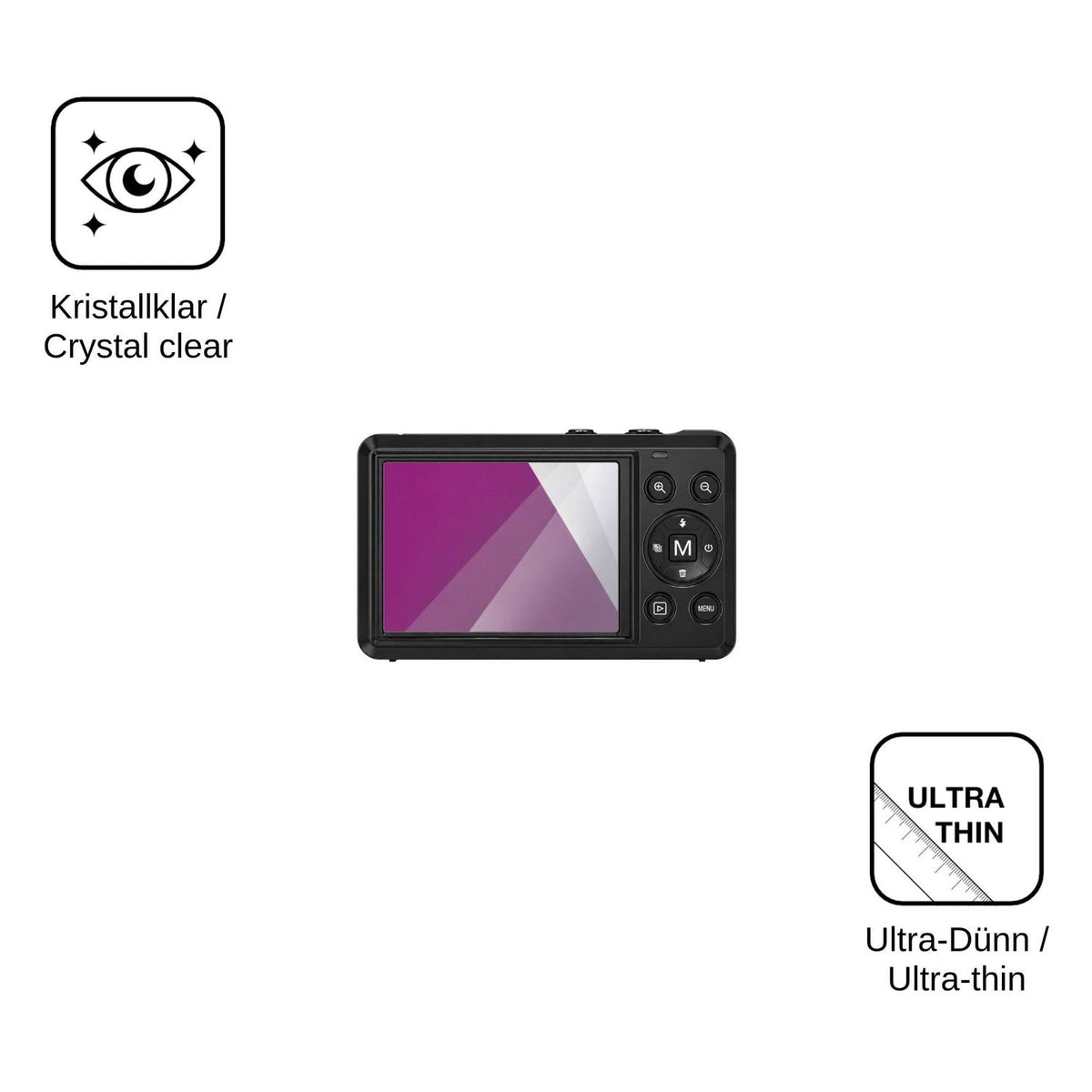 4x Screen Protector for KeyFlash 07802 Protection Crystal Clear dipos