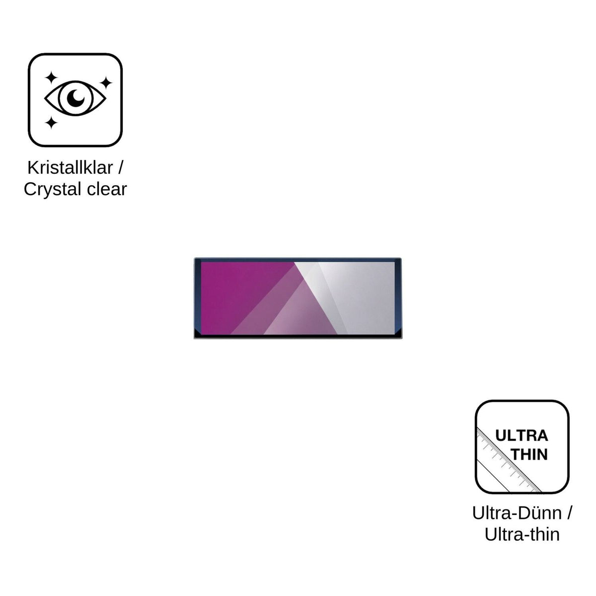 2x Screen Protector for Krunia T52 Protection Crystal Clear dipos