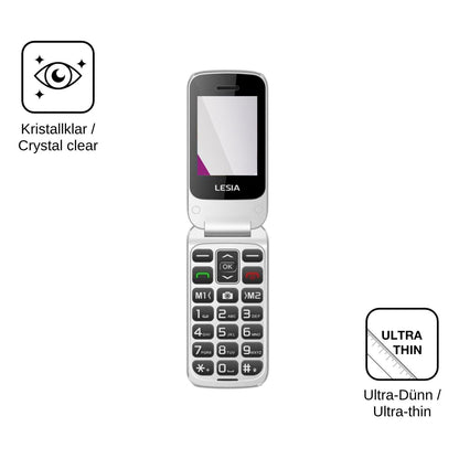 4x Screen Protector for LESIA F1 Protection Crystal Clear dipos