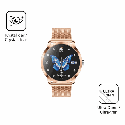 Dünne und klare Folie passend zugeschnitten für LWEARKD 1.27 Zoll Smartwatch