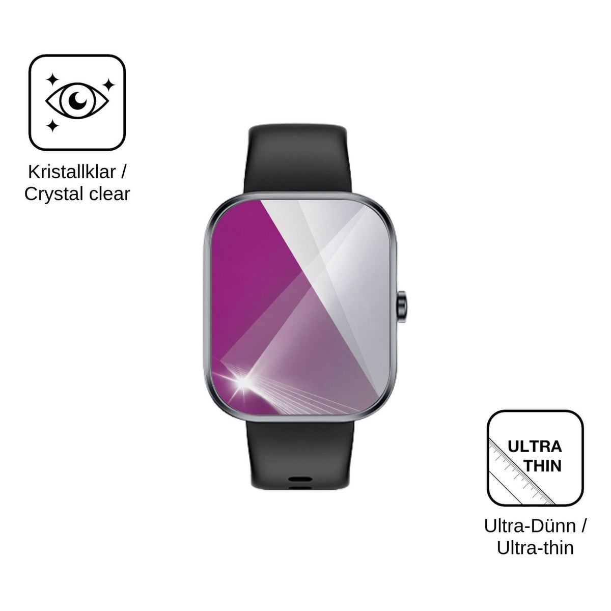 6x Screen Protector for MFVLP D16 Protection Crystal Clear dipos