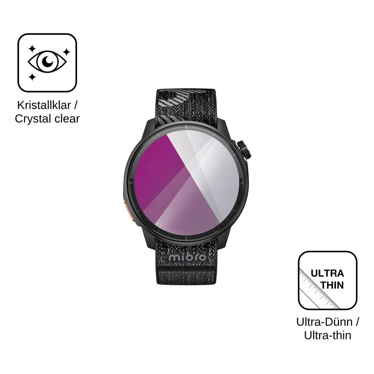 6x Screen Protector for Mibro AeroPace Protection Crystal Clear dipos