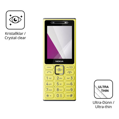 Dünne und klare Folie passend zugeschnitten für Nokia 200 4G