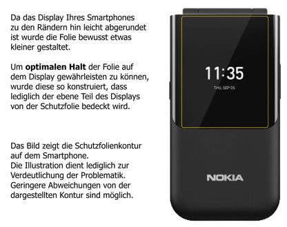 Schutzfolie mit optimaler Passform, zur Verwendung mit Hüllen geeignet