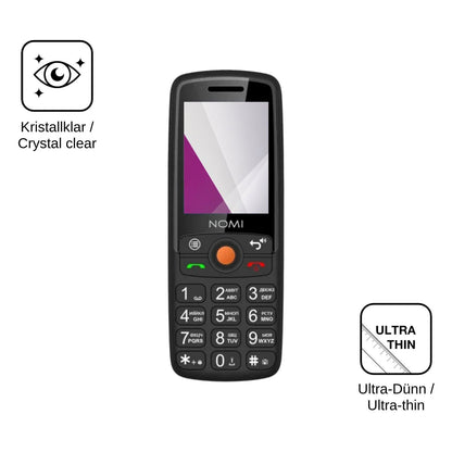 4x Screen Protector for Nomi i2440 Protection Crystal Clear dipos