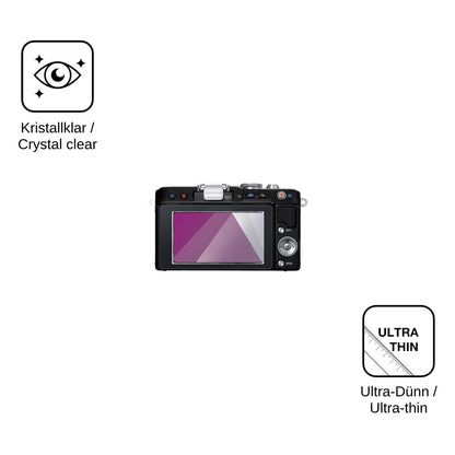 4x Screen Protector for Olympus Pen E-PL3 Protection Crystal Clear dipos