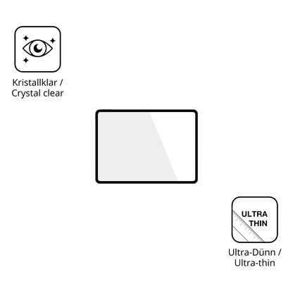 Dünne und klare Folie passend zugeschnitten für OnePlus Pad 4