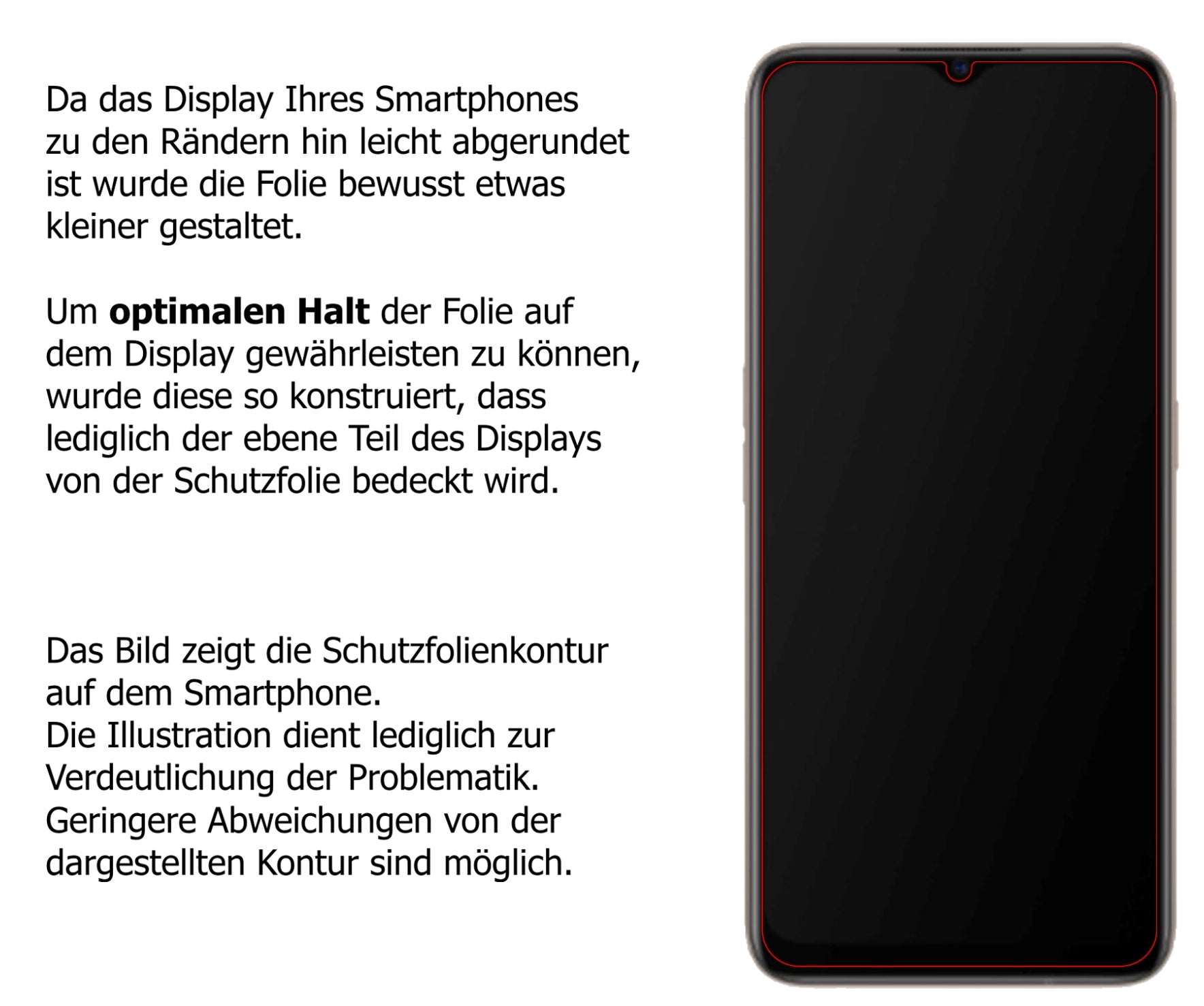 Dünne und klare Folie passend zugeschnitten für Oppo A11
