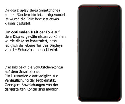 Dünne und klare Folie passend zugeschnitten für Oppo A11