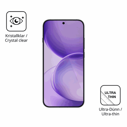 Dünne und klare Folie passend zugeschnitten für Oppo Reno16 Pro
